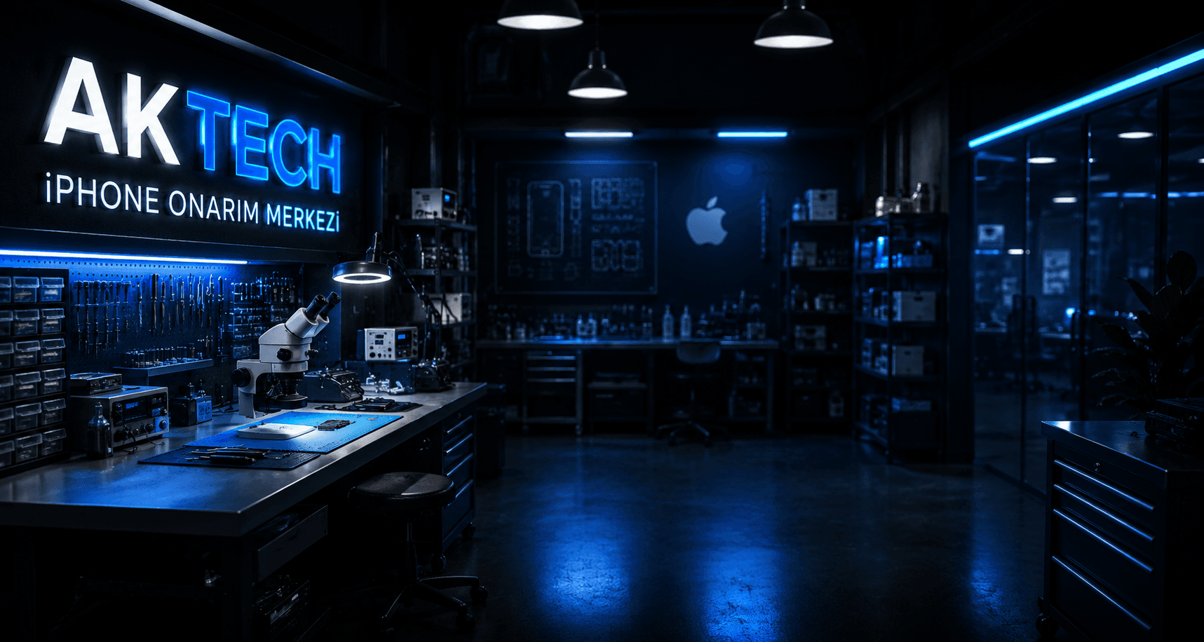 AKTECH teknik servis arka plan