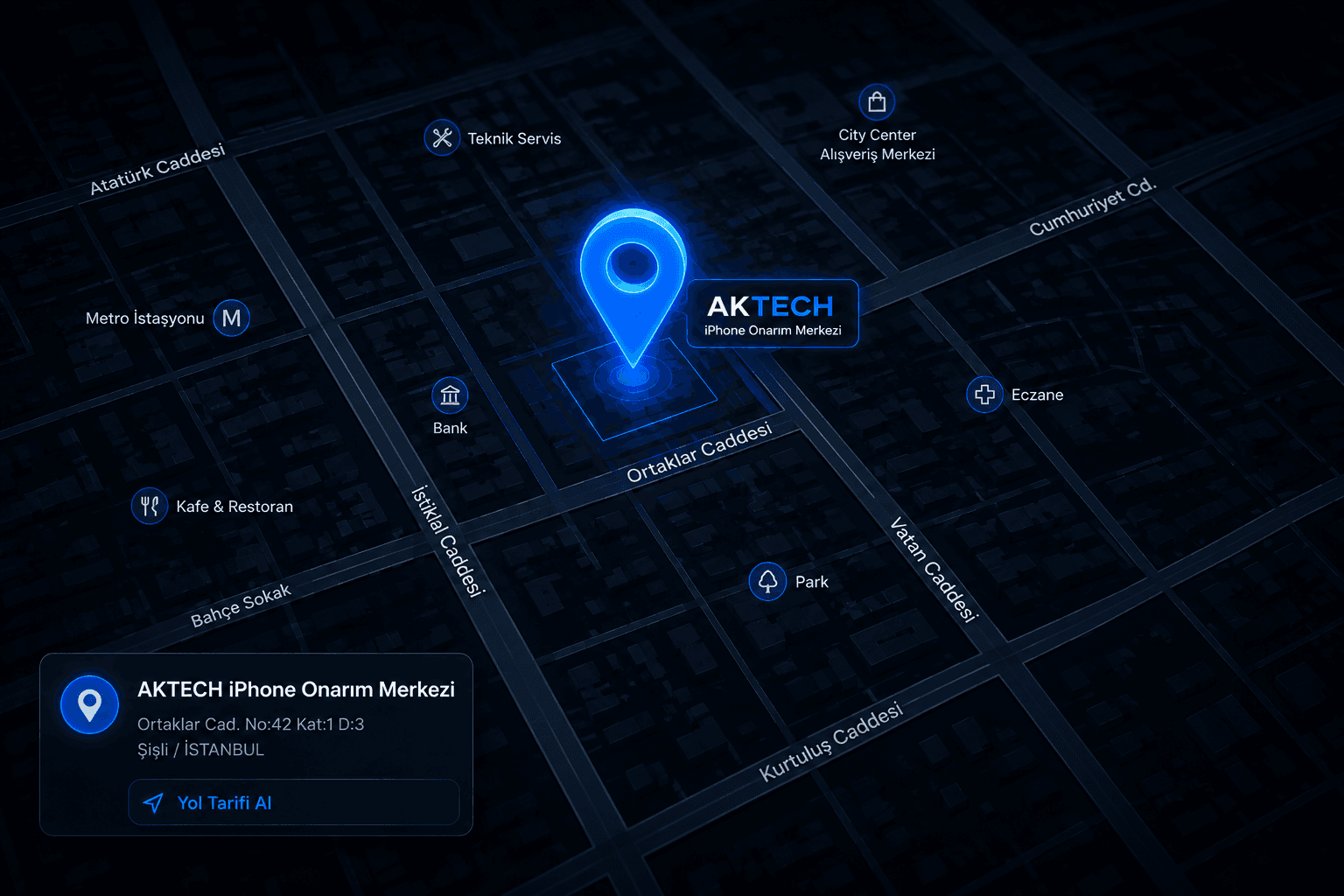 AKTECH harita